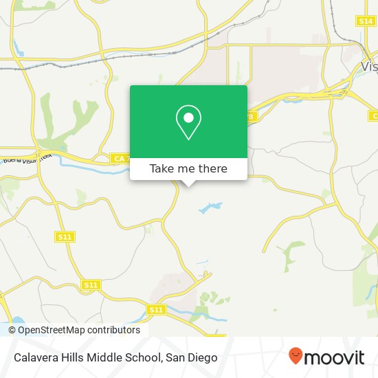 Mapa de Calavera Hills Middle School