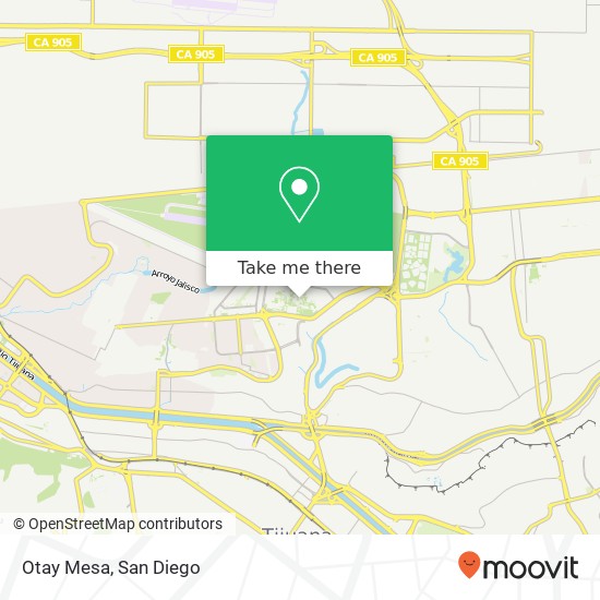 Otay Mesa map