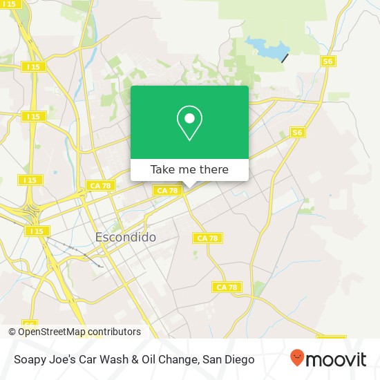 Mapa de Soapy Joe's Car Wash & Oil Change