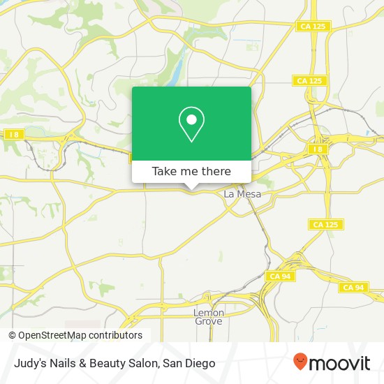 Mapa de Judy's Nails & Beauty Salon