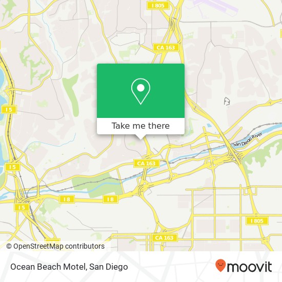 Mapa de Ocean Beach Motel