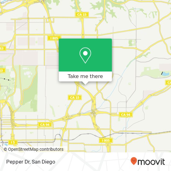 Pepper Dr map