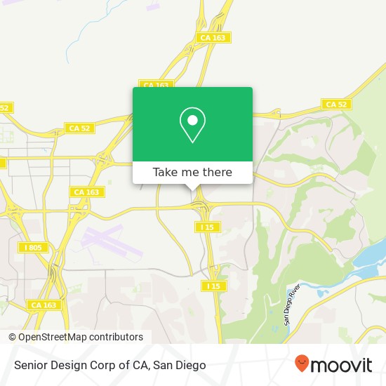 Mapa de Senior Design Corp of CA