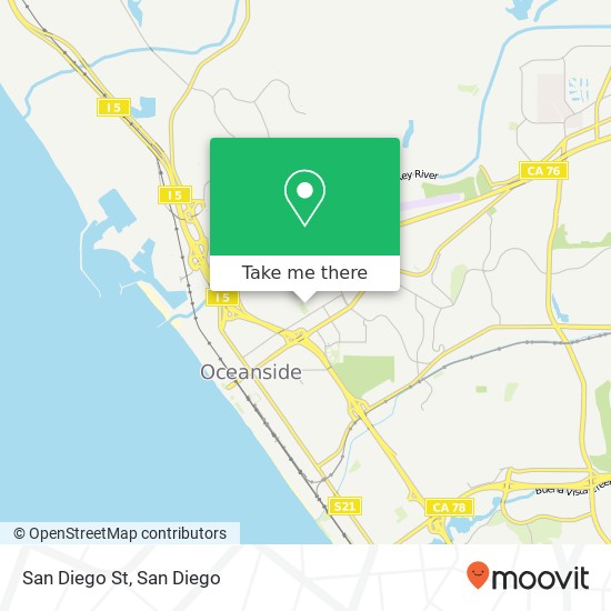 Mapa de San Diego St
