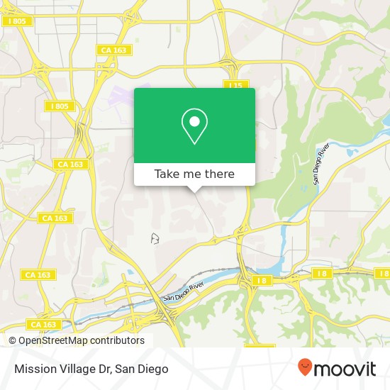 Mapa de Mission Village Dr