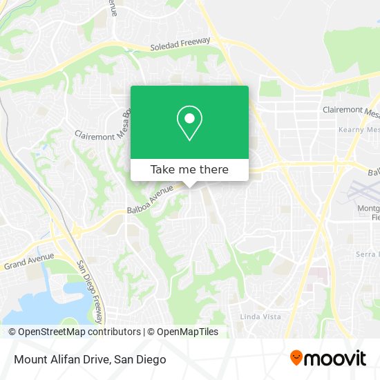 Mount Alifan Drive map