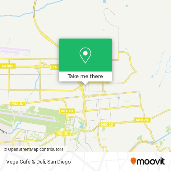 Vega Cafe & Deli map