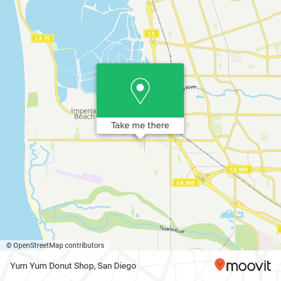 Yum Yum Donut Shop, 1820 Coronado Ave San Diego, CA 92154 map