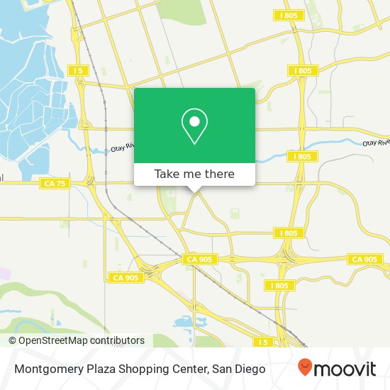 Mapa de Montgomery Plaza Shopping Center