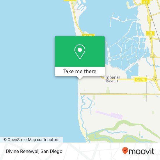 Mapa de Divine Renewal, 700 Seacoast Dr Imperial Beach, CA 91932