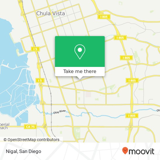 Mapa de Nigal, 1294 3rd Ave Chula Vista, CA 91911