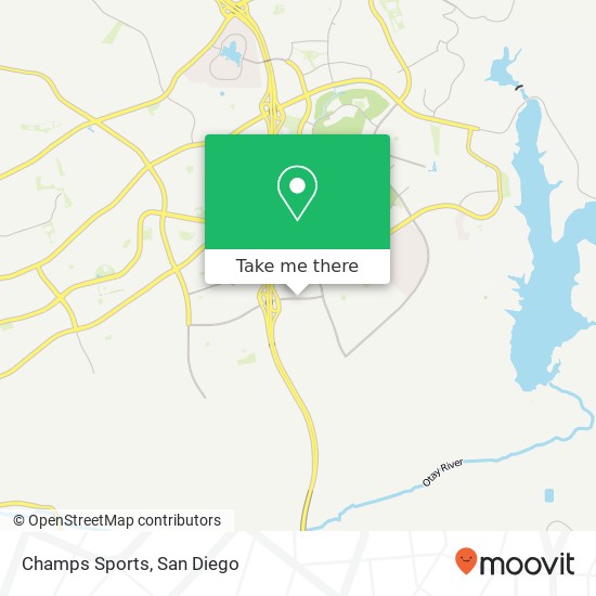 Mapa de Champs Sports, 2015 Birch Rd Chula Vista, CA 91915