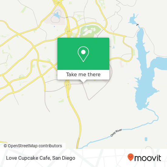 Mapa de Love Cupcake Cafe, 2110 Birch Rd Chula Vista, CA 91915