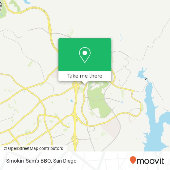 Mapa de Smokin' Sam's BBQ, 2260 Otay Lakes Rd Chula Vista, CA 91915