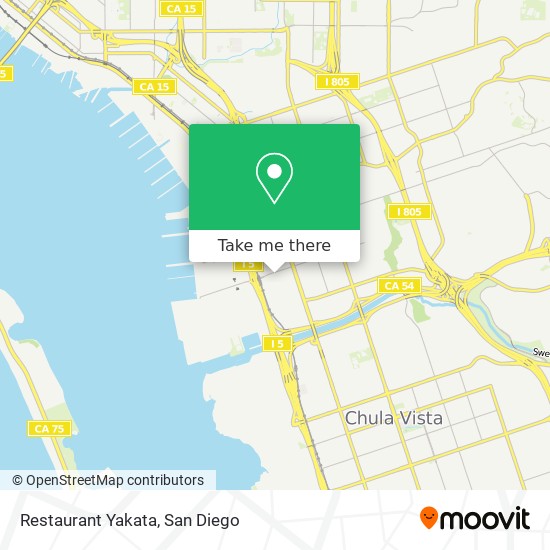 Restaurant Yakata map