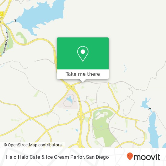 Mapa de Halo Halo Cafe & Ice Cream Parlor, 2326 Proctor Valley Rd Chula Vista, CA 91914