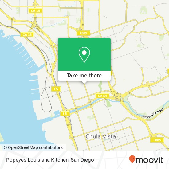 Popeyes Louisiana Kitchen, 2333 Highland Ave National City, CA 91950 map