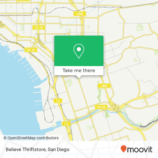 Believe Thriftstore, 1345 Highland Ave National City, CA 91950 map