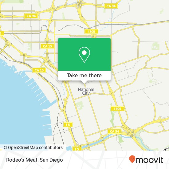 Rodeo's Meat, 422 Highland Ave National City, CA 91950 map