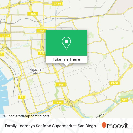 Mapa de Family Loompya Seafood Supermarket