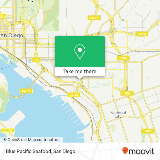 Blue Pacific Seafood, 3371 National Ave San Diego, CA 92113 map