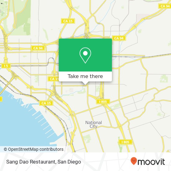 Sang Dao Restaurant, 4212 National Ave San Diego, CA 92113 map