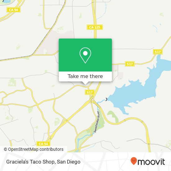 Mapa de Graciela's Taco Shop, 8300 Paradise Valley Rd Spring Valley, CA 91977