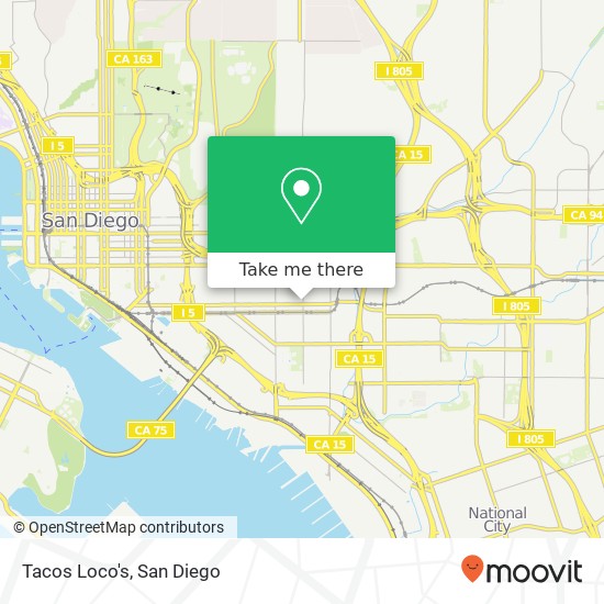 Tacos Loco's, 2988 Imperial Ave San Diego, CA 92102 map