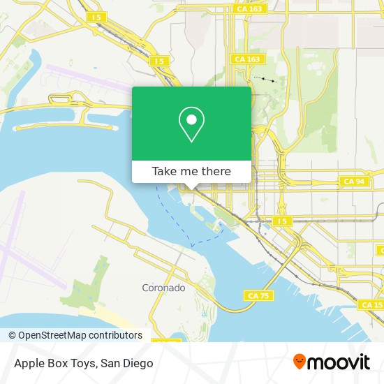 Mapa de Apple Box Toys