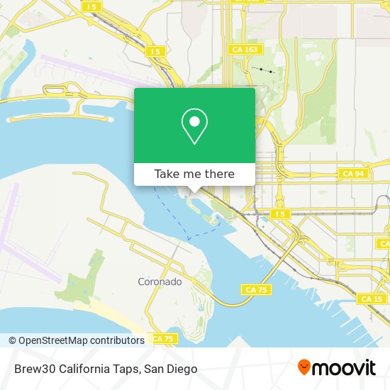 Mapa de Brew30 California Taps