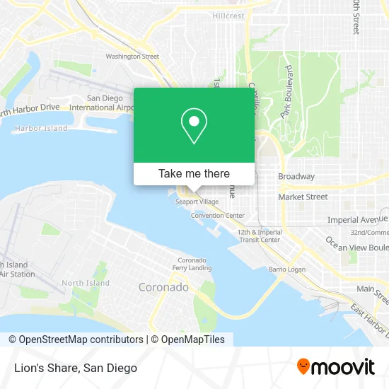 Lion's Share map