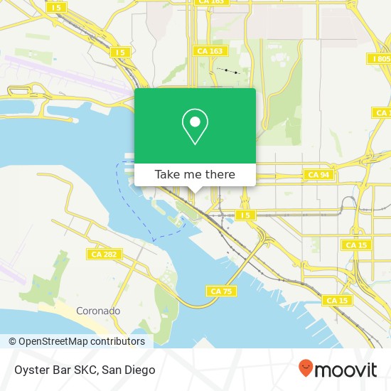 Oyster Bar SKC map