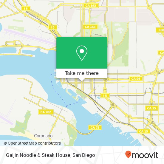 Gaijin Noodle & Steak House, 627 4th Ave San Diego, CA 92101 map