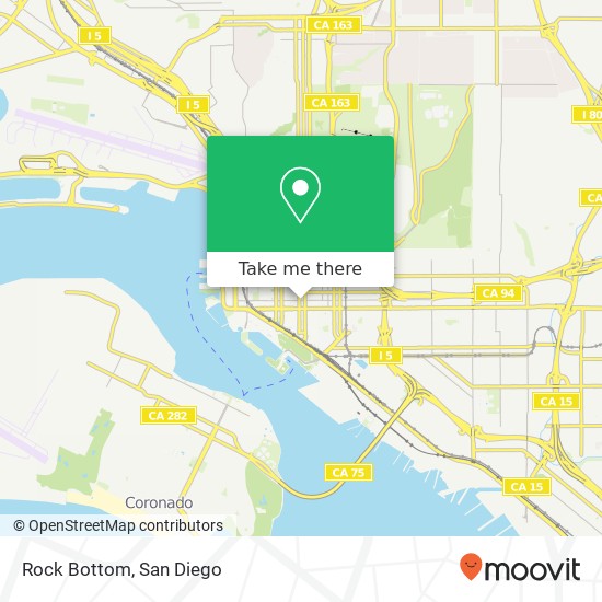 Rock Bottom, 401 G St San Diego, CA 92101 map