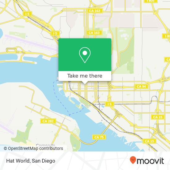 Hat World, 411 Horton Plz San Diego, CA 92101 map