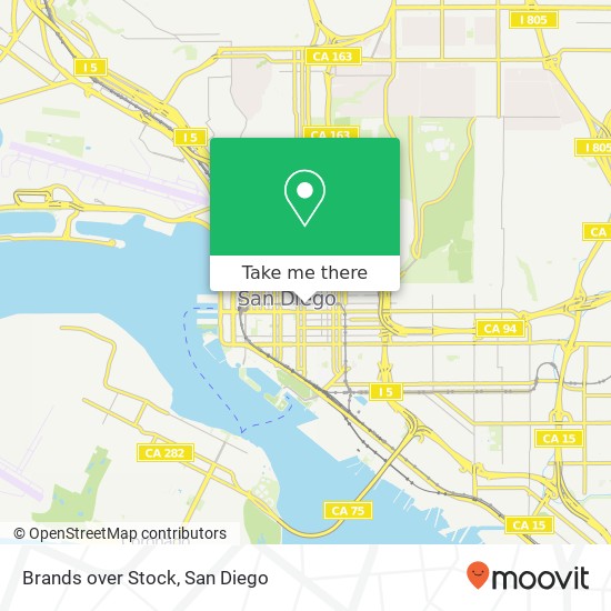 Brands over Stock, 1065 5th Ave San Diego, CA 92101 map