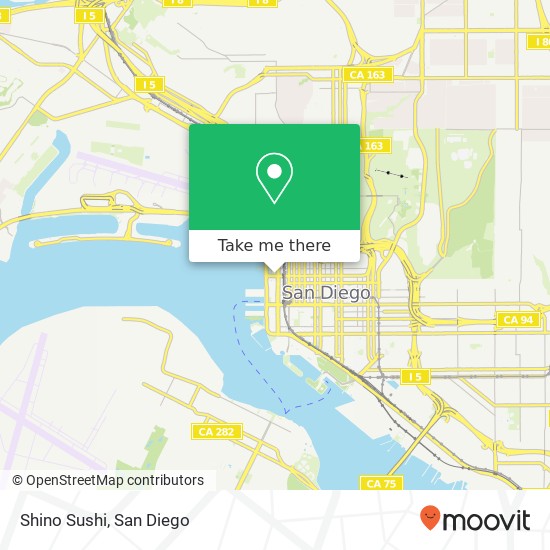 Shino Sushi, 838 W Ash St San Diego, CA 92101 map