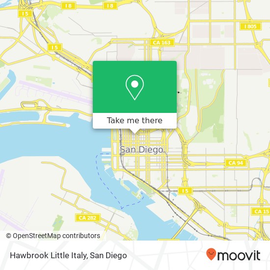 Hawbrook Little Italy, 1550 Front St San Diego, CA 92101 map