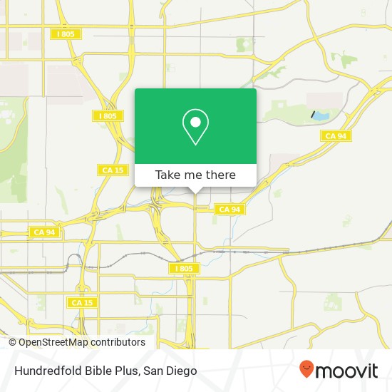 Hundredfold Bible Plus, 1515 47th St San Diego, CA 92102 map