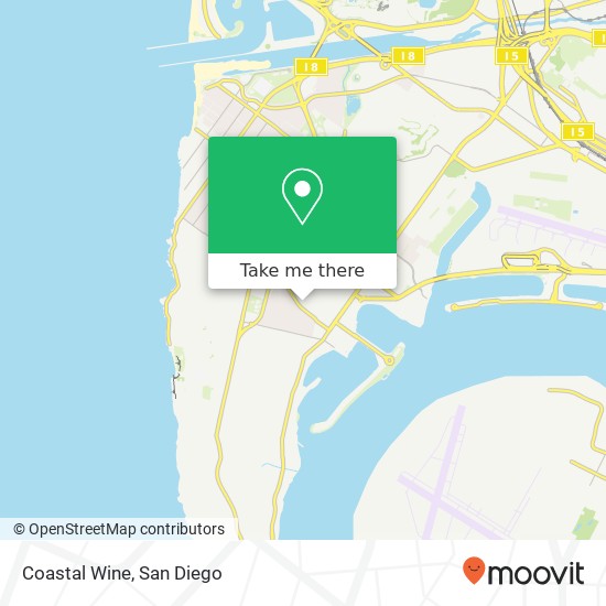 Mapa de Coastal Wine