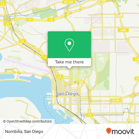 Nombilia, 415 Laurel St San Diego, CA 92101 map