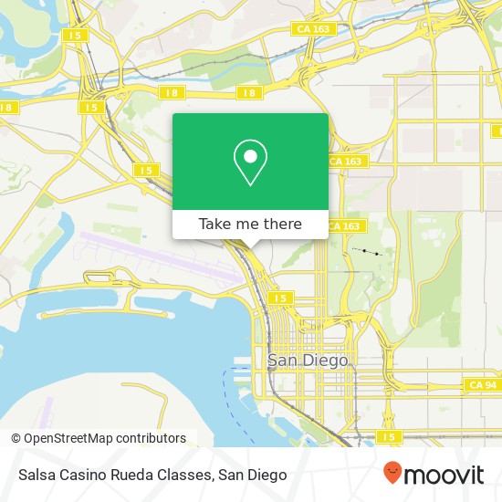 Salsa Casino Rueda Classes map