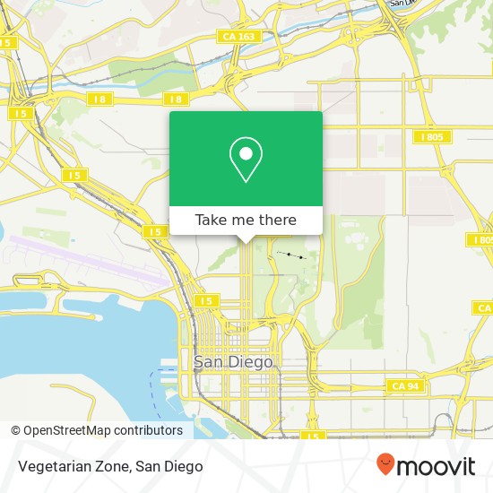 Vegetarian Zone, 2949 5th Ave San Diego, CA 92103 map