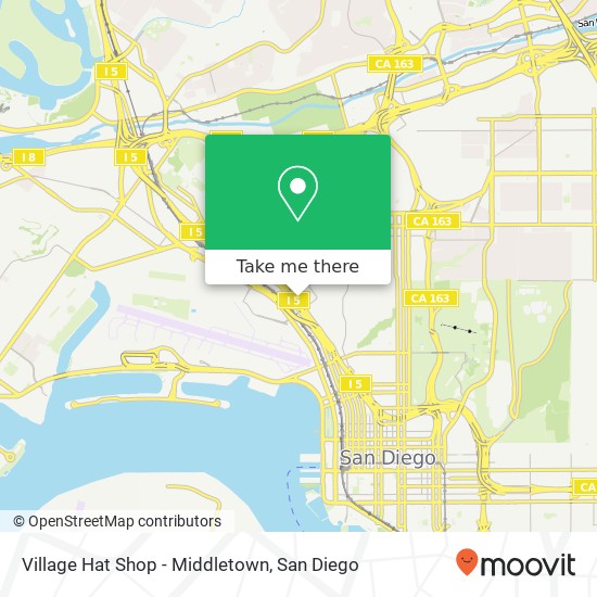 Village Hat Shop - Middletown, 3443 India St San Diego, CA 92103 map