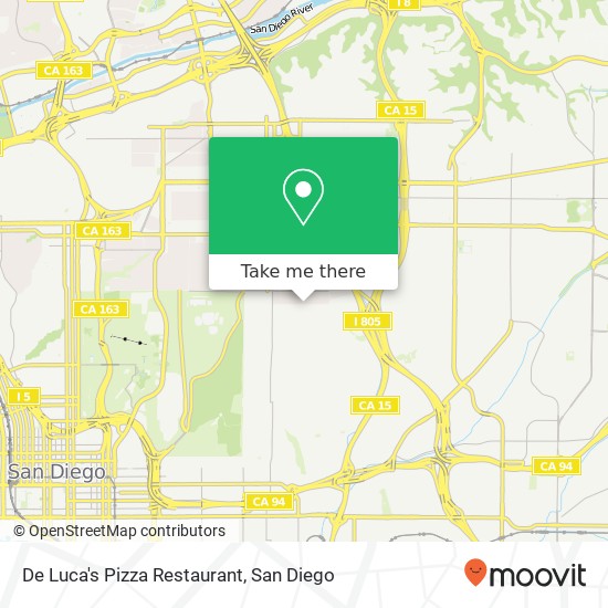 De Luca's Pizza Restaurant, 3226 Thorn St San Diego, CA 92104 map