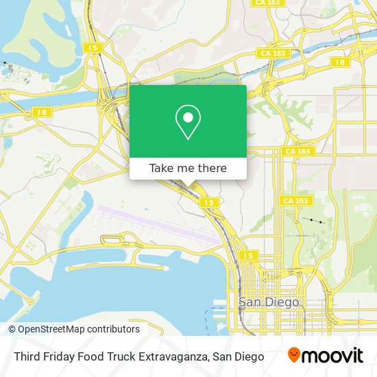 Third Friday Food Truck Extravaganza map