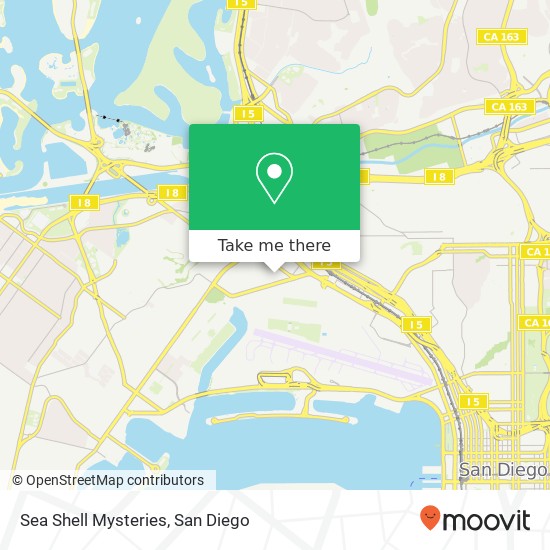 Mapa de Sea Shell Mysteries, 2535 Midway Dr San Diego, CA 92110
