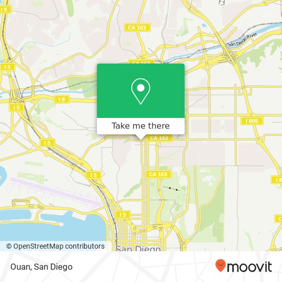 Mapa de Ouan, 3882 4th Ave San Diego, CA 92103