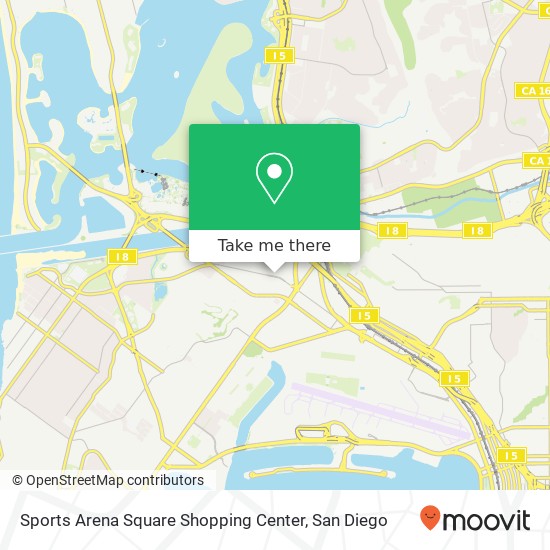 Mapa de Sports Arena Square Shopping Center