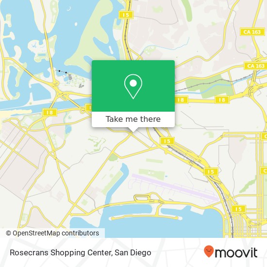 Rosecrans Shopping Center map